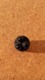 4 ANCIENS BOUTONS NOIRS EN VERRE 1.8 Cm - Buttons