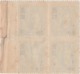 SI53D Cina China Chine  Block Of 4 Sun Yat-Sen Overprint Edge Sheet  Nr 500  MH - 1941-45 Northern China