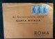 Italia 1952 Storia Postale Italia Al Lavoro Trittico L.50 Su Busta  Banca D'Italia Da Vicenza Al Governatore Roma - 1946-60: Storia Postale