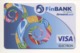 SPECIMEN Credit Forward Card Bankcard FinBANK Bank UKRAINE VISA (Not Activated) - Cartes De Crédit (expiration Min. 10 Ans)