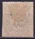 GREECE 1900 Partial Double Overprint (position 1) LHH 30 L  / 40 L Grey Violet Wide 0 MH Vl. 145 A / Hellas 155AA - Unused Stamps
