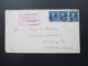 USA 1923 Einschreiben / Registered 5 Cents MeF Chicago - Freiburg I. B. Social Philately Dr. Oskar Bolza Mathematiker - Briefe U. Dokumente