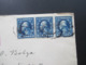 USA 1923 Einschreiben / Registered 5 Cents MeF Chicago - Freiburg I. B. Social Philately Dr. Oskar Bolza Mathematiker - Covers & Documents