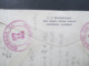 USA 1923 Einschreiben / Registered 5 Cents MeF Chicago - Freiburg I. B. Social Philately Dr. Oskar Bolza Mathematiker - Cartas & Documentos