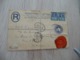 Graet Britain England Registred Letter Two Old Stamps London For Montpellier 1907 - Marcophilie