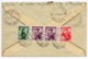 1954 AUSTRIA, ST. JOHANN PONGAU TO KRANJSKA GORA,SLOVENIA,YUGOSLAVIA,TPO LJUBLJANA-MOST NA SOCI,EXPRESS REGISTERED MAIL - Covers & Documents