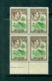 Salomon British Solomon Islands 1939 MNH 4½ P Block Of 4 King George VI Low Leaf Edge - Salomon (Iles 1978-...)