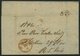 HAMBURG - GRENZÜBERGANGSSTEMPEL 1842, T 2 DEC, In Rot Auf Brief Von Stettin (K1) über Hamburg (rückseitiger K1) Nach Lon - Prephilately