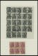 LOTS VB O , 1919-23, 64 Verschiedene Gestempelte Viererblocks (oder Größere Einheiten), Fast Nur Prachterhaltung, Alles  - Otros & Sin Clasificación