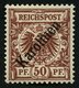 KAROLINEN 6I *, 1899, 50 Pf. Diagonaler Aufdruck, Kabinett, Gepr. Bothe Mit Befund, Mi. (800.-) - Karolinen