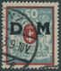 DIENSTMARKEN D 33X O, 1923, 50 M. Rot/mittelgrünlichblau, Wz. 3X, Zeitgerechte Entwertung, Pracht, Kurzbefund Soecknick, - Otros & Sin Clasificación