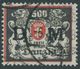 DIENSTMARKEN D 39 O, 1923, 500 M. Rot/schwärzlichgraugrün, Zeitgerechte Entwertung, Pracht, Kurzbefund Soecknick, Mi. 60 - Otros & Sin Clasificación