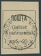 UKRAINE 2U O, 1942, 1.20 Krb. Schwarz, Ungezähnt, Pracht, RR!, Gepr. Keiler Und Fotoattest Zirath, Auflage Nur 72!, Mi.  - Occupazione 1938 – 45