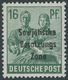 ALLGEMEINE-AUSGABEN 188c **, 1948, 16 Pf. Schwärzlichopalgrün, Postfrisch, Pracht, Kurzbefund Paul, Mi. 350.- - Other & Unclassified