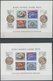 DDR Bl. 8/9A/BYI **, 1953, Marx-Blocks (4), Alle Mit Wz. 2YI, Postfrisch, Pracht, Mi. 400.- - Other & Unclassified