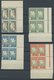 Delcampe - NIGER 29-53 VB **, 1926, Landschaften (ohne Mi.Nr. 35) In Viererblocks, Fast Alle Aus Der Bogenecke, Postfrisch, 24 Prac - Other & Unclassified