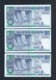 Banknote - Singapore $1 Ship Series 3 Runs Number B/16-333603-605 (#135) XF - Singapur