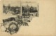 Straits Settlements, SINGAPORE, Multiview, Battery Road, Cavenagh Bridge (1899) - Singapore