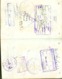 Delcampe - UAE , Egypt, Saudi Arabia And France Revenue Stamps Collection On Complete Passport - Condition As In Scan - Emirati Arabi Uniti