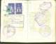 Delcampe - UAE , Egypt, Saudi Arabia And France Revenue Stamps Collection On Complete Passport - Condition As In Scan - Emirati Arabi Uniti