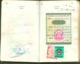 Delcampe - UAE , Egypt, Saudi Arabia And France Revenue Stamps Collection On Complete Passport - Condition As In Scan - Emirati Arabi Uniti