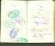 Delcampe - UAE , Egypt, Saudi Arabia And France Revenue Stamps Collection On Complete Passport - Condition As In Scan - Emirati Arabi Uniti