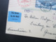 USA 1941 Air Mail Zensurbeleg GA Mit ZuF Mehrfachzensur OKW Stowe-Freiburg Social Philately Dr. Oskar Bolza Mathematiker - Cartas & Documentos