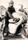 2 Photos Originales Motocyclisme Et Compétition Sur Moto Honda 63 Vers 1950/60 - Pilote & Podium - D. Lob Leipzig. - Cyclisme