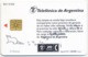 ARGENTINA - ARGENTINE - ARGENTINIEN TELEFONICA DISNEY POCAHONTAS  20 UNITS CHIP PHONECARD TELECARTE PERFECT - Argentinien