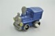 Vintage WHITE KNOB WINDING TOY : BLUE TRAIN - Quick - Fastfood - 19**'s - 20**'s - RaRe  - Vintage - Wind Up - Autres & Non Classés