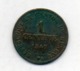 Suisse Canton GENEVE, 1 Centime, Copper, 1847, KM #132 - Sonstige & Ohne Zuordnung