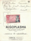 MONACO - COLLECTION SOCA - ALGOPLASMA - PLASMA CONCENTRE D'ALGUES MARINES - 1956 - THEMATIQUE POISSON. - Briefe U. Dokumente