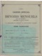 ANCIEN CAHIER SPECIAL - DEVOIRS MENSUELS -  ECRITURE DE 1937 - ECOLE PRIMAIRE - GENDRON LIBRAIRE A TOURS - Autres & Non Classés