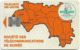 Guinea - Sotelgui - Map Of Guinea (Orange), SC7, C551xxxxx., With Moreno Logo, 150Units, Used - Guinee
