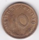 10 Reichspfennig 1939 D (MUNICH) Bronze-aluminium - 10 Reichspfennig