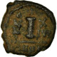 Monnaie, Maurice Tibère, Decanummium, 595-596, Antioche, TB, Cuivre, Sear:537 - Bizantine