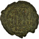 Monnaie, Maurice Tibère, Follis, 589-590, Nicomédie, TB+, Cuivre, Sear:512 - Bizantine