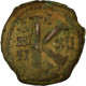 Monnaie, Maurice Tibère, Demi-Follis, 596-597, Antioche, TB+, Cuivre, Sear:535 - Byzantium