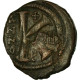 Monnaie, Tibère II Constantin, Follis, 578, Antioche, TB+, Cuivre, Sear:450 - Bizantine