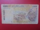 AFRIQUE De L'OUEST 1000 FRANCS 1991-2002 CIRCULER (B.8) - West-Afrikaanse Staten