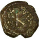 Monnaie, Maurice Tibère, Demi-Follis, 587-588, Constantinople, TB, Cuivre - Byzantines