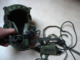 Militaria Conducteur Pilote De Char AMX - CASQUE Avec équipement Radio Complet Armée Française 1993 - Divise