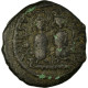 Monnaie, Justin II, Demi-Follis, 575-576, Cyzique, TB+, Cuivre, Sear:373 - Byzantines