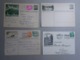 Marcophilie - Lettre Enveloppe Obliteration - Lot 4 Cartes & Entiers Postaux Illustrés SUISSE (2557) - Entiers Postaux