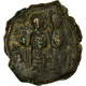 Monnaie, Justin II, Demi-Follis, 565-578 AD, Thessalonique, TB, Cuivre, Sear:366 - Byzantines