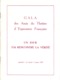 Programma Programme - Gala Des Amis Du Théatre - Un Jour ...- François Perrier -  Gent 1969 - Programmes