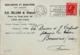 B52 Belgique Lettre De Blum & Sœur Du 28-10-1935 Avec Flamme, Cachet Poste. Postée à Liege En Belgique Et Destinée à La - Flammes