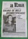 Lisboa -  Portugal -Jornal A Rua Nº 23 De Setembro De 1976 - República Portuguesa  Imprensa - 25 De Abril - PREC - Informaciones Generales