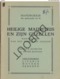 EDINGEN/Hove/Opzullik Heilige Mauritius 1935  (R279) - Vecchi