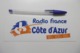 Autocollant Stickers Médias RADIO FRANCE CÔTE D'AZUR 101.4 - Autocollants